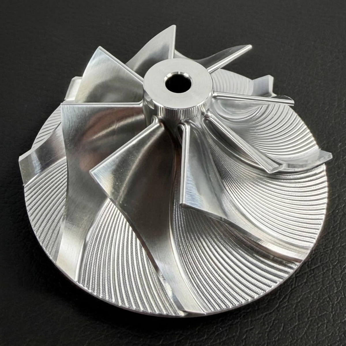 Rotor Billet Fiat Toro Upgrade 37mm 8 Paletas para Turbina - Imagem 3